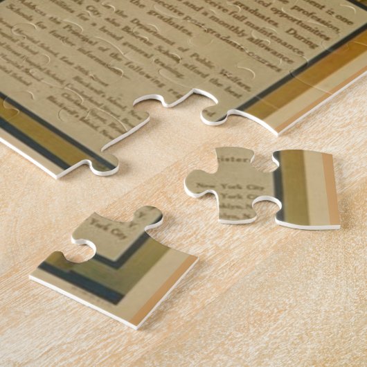 1917 WWIポスターは訓練されたナース-看護専門学校です ジグソーパズル (側面)