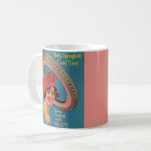 1918ケリー・スプリングフィールドのタイヤと微笑み保を浮かび コーヒーマグカップ (正面左)