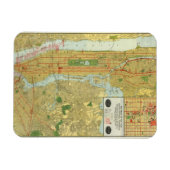 1918ニューヨーク中央鉄道地図 マグネット (横)
