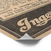 1918ラジウム時計広告 ポスター (角)