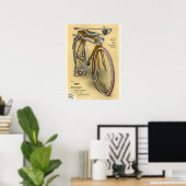 1918ヴィンテージサイクリングMead Ranger Ad Artポスター ポスター (ホームオフィス)