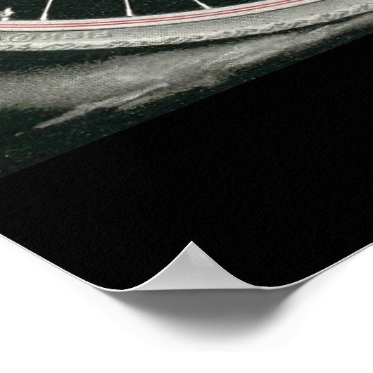 1918ヴィンテージパスファインダー自転車広告アートポスター ポスター (角)