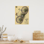 1918ヴィンテージパスファインダー自転車広告アートポスター ポスター (キッチン)