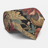 1918ヴィンテージリッチフローラタペストリーBrocadeダマスク ネクタイ (ロール)