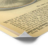 1918ヴィンテージレンジャー自転車広告アートポスター ポスター (角)