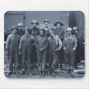 1918人の女性の労働者連合太平洋の鉄道 マウスパッド