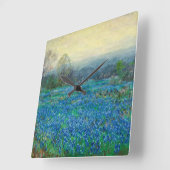 1918年から1920年のブルーボンネットの分野 スクエア壁時計 (傾斜)