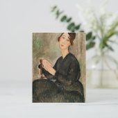 1918年のディディ・ヘイデンの肖像 ポストカード (スタンド正面)