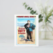 1918年の映画アウトウェスト ポストカード (スタンド正面)