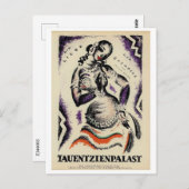 1918年の映画『バヤデーレの愛』 ポストカード (正面/裏面)