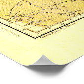 1918年ヒューロン湖の歴史航海の図ポスター ポスター (角)