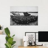 1918年州海統一された兵団と戦う最初の戦い ポスター (ホームオフィス)