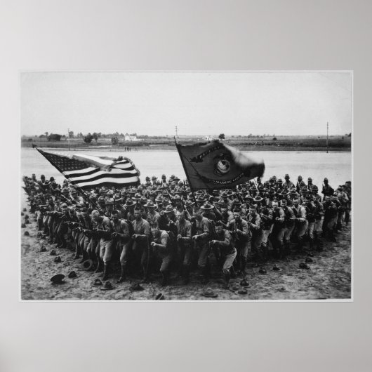 1918年州海統一された兵団と戦う最初の戦い ポスター (正面)