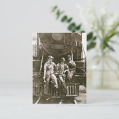 1918年 第一次世界大戦 女性機関整備士 ポストカード (スタンド正面)