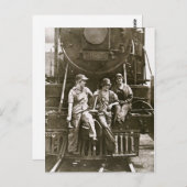 1918年 第一次世界大戦 女性機関整備士 ポストカード (正面/裏面)