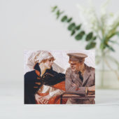 1918年Joseph Christian Leyendecker著 ポストカード (スタンド正面)