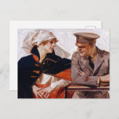 1918年Joseph Christian Leyendecker著 ポストカード (正面/裏面)