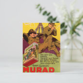 1918年WWIムラードたばこ広告 ポストカード (スタンド正面)