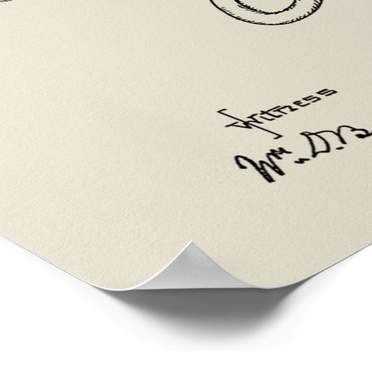 1918 Biplane Airplane Patent Art Drawing Print ポスター (角)