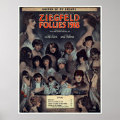 1918 ZIEGFELD FOLLIES ポスター (正面)