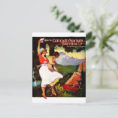 1919の穂先はコロラド州ポスターを最高にします ポストカード (スタンド正面)