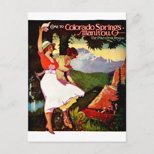 1919の穂先はコロラド州ポスターを最高にします ポストカード (正面)