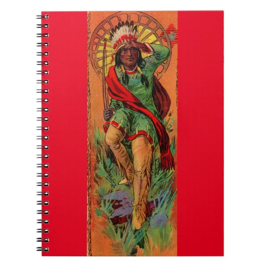 1919先住民アメリカインディアンイラストレーション ノートブック (正面)