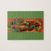 1919原産のアメリカインディアンのイラストレーション ジグソーパズル (横)