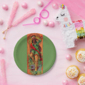 1919原産のアメリカインディアンのイラストレーション ペーパープレート (パーティー)