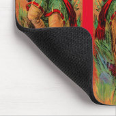 1919原産のアメリカインディアンのイラストレーション マウスパッド (コーナー)