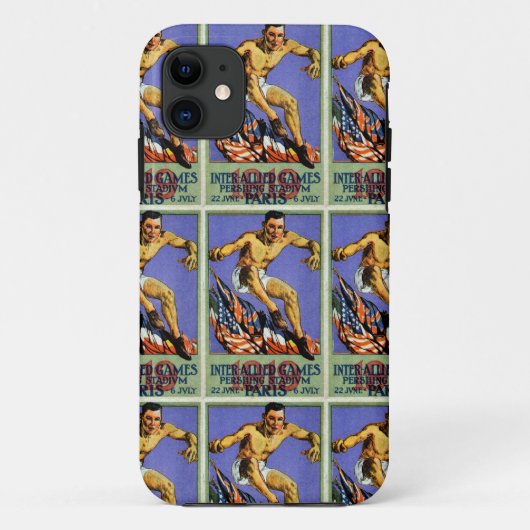 1919年のアライド・ゲームのポスター Case-Mate iPhoneケース (裏面)
