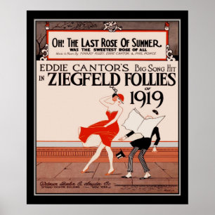 1919年のヴィンテージのZiegfieldの愚劣 ポスター