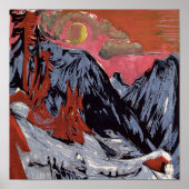 1919年の冬の山 ポスター (正面)