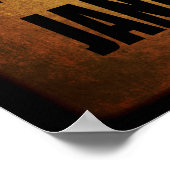 1919年の禁酒時代が始まる!見出し ポスター (角)