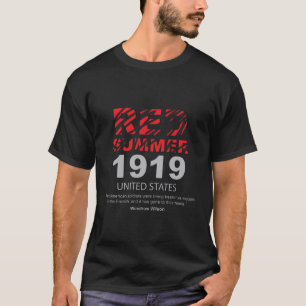 1919年の赤い夏 Tシャツ