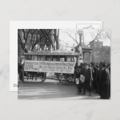 1919年の選挙集会 ポストカード (正面/裏面)