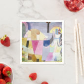 1919年の風景の黒柱Paul Klee スタンダードカクテルナプキン (インサイチュ)