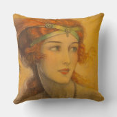 1919年ゴージャスな赤毛 クッション (裏面)