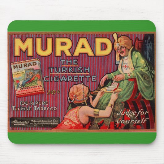 1919年ムラド煙草の広告 マウスパッド (正面)