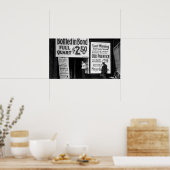 1919年警告最終売却の禁止 ポスター (キッチン)