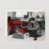 1919年雑誌表紙はがき[ダークトーン] ポストカード (正面/裏面)