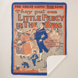 1919彼らは私たちの小さなパーシーをブリグに置いた シェルパブランケット