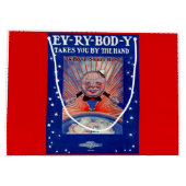 1919 Ev-Ry-Bod-Yがハンドシート音楽で楽しめる ラージペーパーバッグ (裏面)
