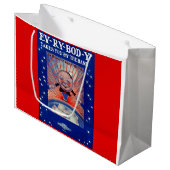 1919 Ev-Ry-Bod-Yがハンドシート音楽で楽しめる ラージペーパーバッグ (正面アングル)