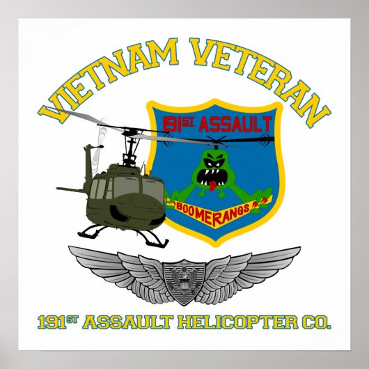 191st AHC – クルーウィング ポスター (正面)