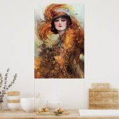 1920かわいらし年代のファッション ポスター (キッチン)