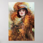 1920かわいらし年代のファッション ポスター (正面)