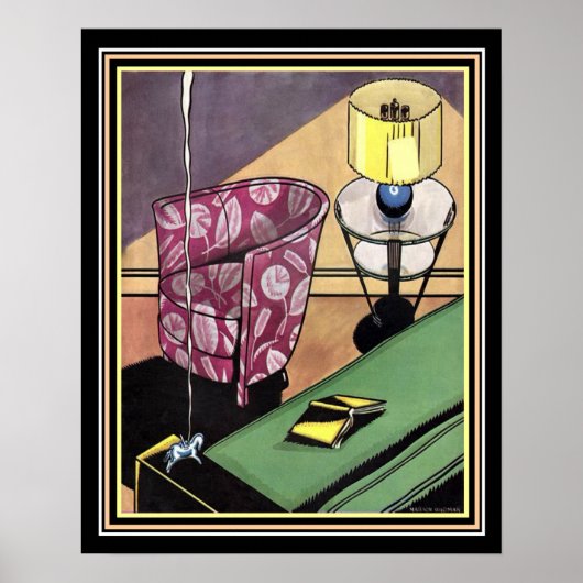 1920のアールデコデコールプリント16 x 20 ポスター (正面)