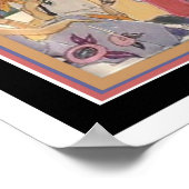 1920のアールデコラックスアドプリント16x20 ポスター (角)