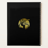 1920のアールデコDivaの金ゴールド プランナー手帳 (裏面)